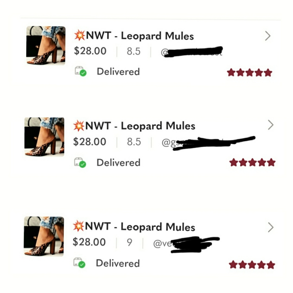 💥NWT - Leopard Mules - Picture 6 of 6